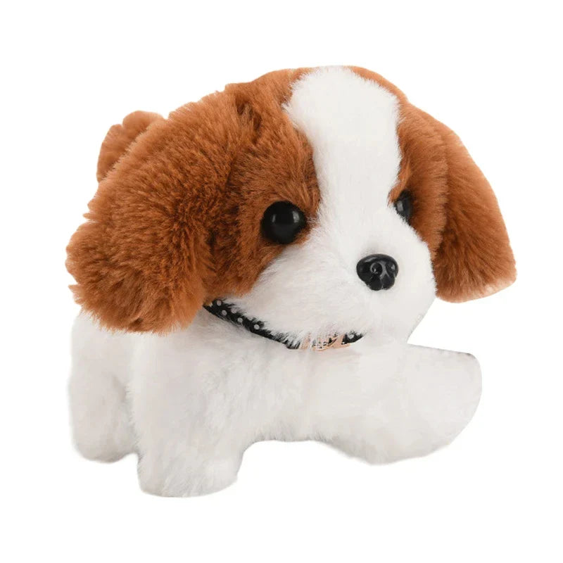 Realistic Electric Pet Puppy Dog Walking Plush Toy - Perfect Christmas Gift  ourlum.com   