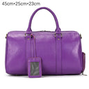 Big Capacity Genuine Leather Travel Bag For Men Women Stylish