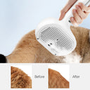 ROJECO Electric Steam Brush For Cat Removes Hair Rechargeable