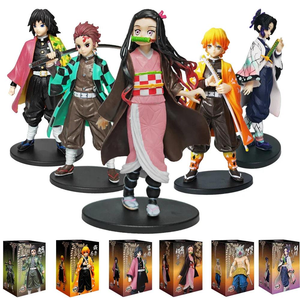 Demon Slayer Anime Action Figures Set: PVC Model Toys - Epic Battles & Characters  ourlum.com   