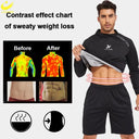 Men's Sauna Jacket for Weight Loss and Fat Burning Top