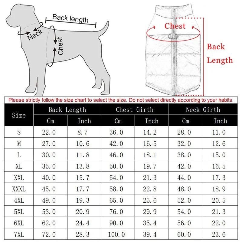 Winter Waterproof Dog Vest Jacket: Windproof, Warm, Stylish Coat  ourlum.com   