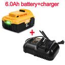 Dewalt 20V DCB200 Replacement Battery With Charger High Capacity