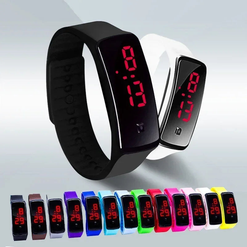 LED Digital Sport Watch with Smart Features and Soft Silicone Strap - Men, Women, Children - Waterproof and Stylish - Perfect Gift Option  OurLum.com   