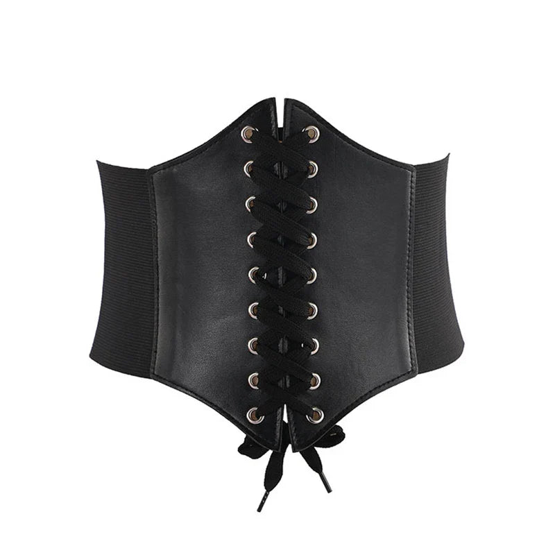 Women's High Waist Leather Corset Belt - Slimming Shapewear for All Occasions