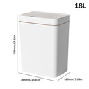 15/18L Smart Sensor Trash Can Waterproof Intelligent Touchless