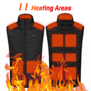 TODWARM Heated Vest 21 Areas Jacket for Men and Women 6XL