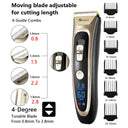 Professional Barber Electric Hair Trimmer LED Display Men Clipper