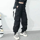 Women Cargo Pants 2023 Harem Fashion Punk Jogger Trousers