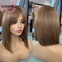 Customizable Brazilian Virgin Human Hair Lace Front Wig Fast Shipping