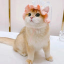 Decoration Cute Flower Cat Hat Funny Cosplay Headgear Pet