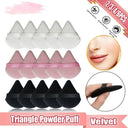 Velvet Triangle Makeup Sponge for Flawless On-the-Go Looks