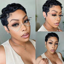 Luxury Body Wave Pixie Cut Lace Front Wig Short Bob Hair