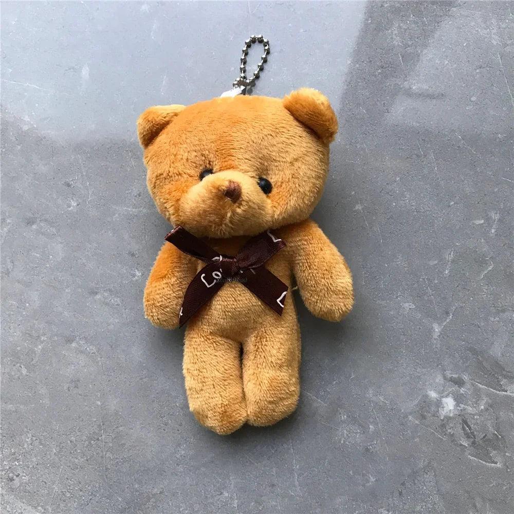 Little Bear Plush Stuffed Toy Keychain Doll - Wedding Party Decoration Gift  ourlum.com Dark Brown  