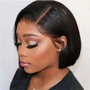 Lace Front Bone Straight Bob Wig for Effortless Style