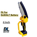 Cordless Brushless Chainsaw 8/6 Inch Wood Cutting Tool DeWALT