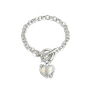 Radiant Heart Chain Bracelet Y2K Zircon Women's Jewelry