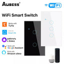 Smart WiFi Remote Touch Light Switch with Voice Control Option