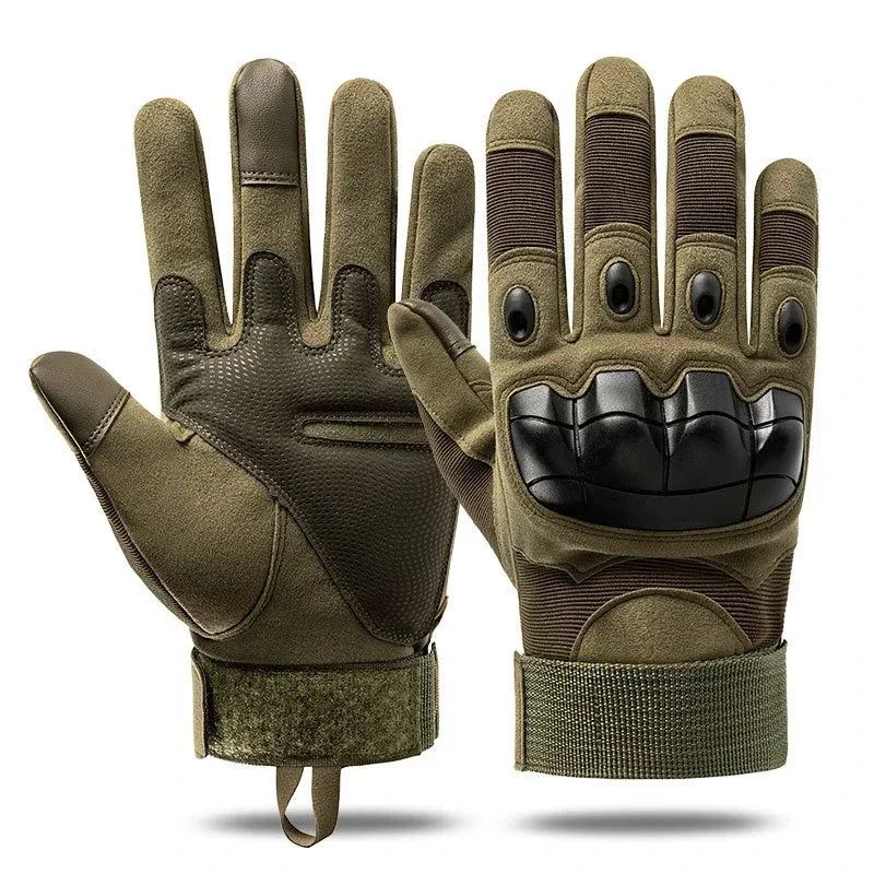 Tactical Full Finger Gloves for Shooting and Sports - Touchscreen Compatible, Breathable, and Protective for Outdoor Activities