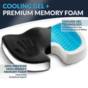 Gel Memory Foam Seat Cushion for Office & Car Relief