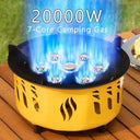 Powerful 19800W Portable Camping Stove with 7 Fire Holes