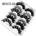 5-14Pairs Fluffy Lashes 10-25mm 3D Mink Lashes Long Thick Natural False Eyelashes Wholesale Lashes Vendors Makeup Mink Eyelashes  ourlum.com 6 pairs mix-01  