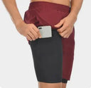 Summer 2024 Running Shorts Men 2 in 1 Quick Dry Gym Shorts