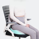 Memory Foam Lumbar Support Pillow and Cooling Gel Seat Cushion Set