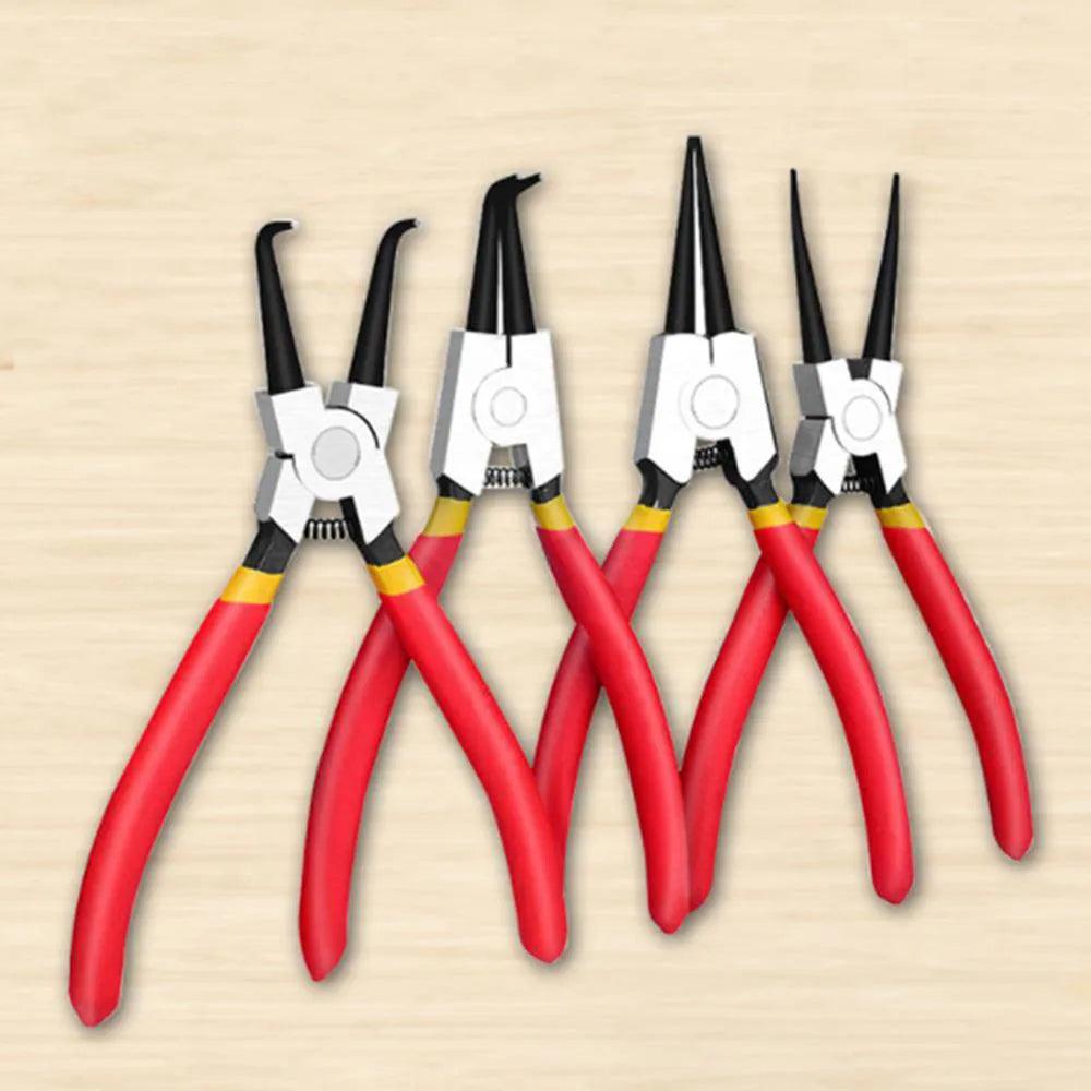 Portable Carbon Steel Snap Ring Circlip Pliers for Hand Tool  ourlum.com   