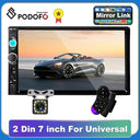 Podofo Car Radio HD Autoradio Multimedia Player Touch Screen