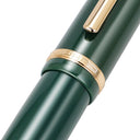 New JinHao X159 Acrylic Fountain Pen Green Gold Metal Clip