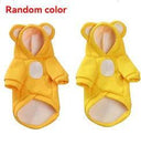 Cozy Plush Winter Pet Jacket for Small Dogs and Cats  ourlum.com Yellow bear XS 