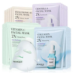 Centella Collagen Hydration & Anti-Aging Face Masks: Luminous Skin Solution