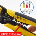 Crimper Cable Cutter Adjustable Automatic Wire Stripper Tool