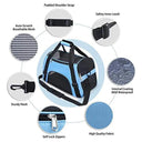 Soft Cat Carrier for Traveling Pets Portable and Comfortable