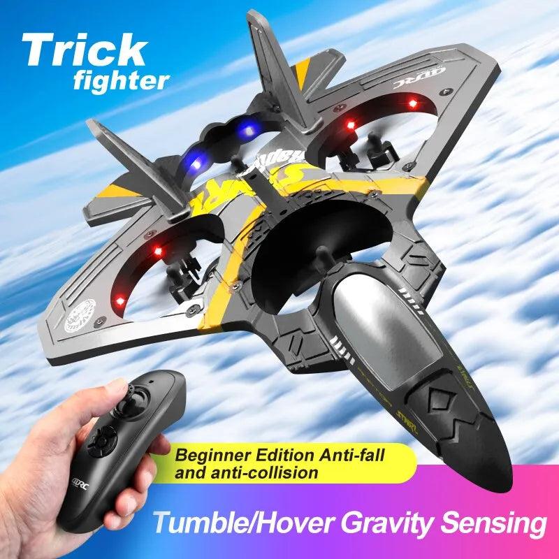 V17 RC Airplane: Easy-to-Fly Glider for Kids & Adults - Durable & Powerful Flight  ourlum.com   