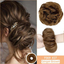 Messy Curly Chignon Bun Wig Stylish Hairpiece for Women