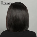 Premium Bone Straight Bob Human Hair Wig 100% Remy Brazilian