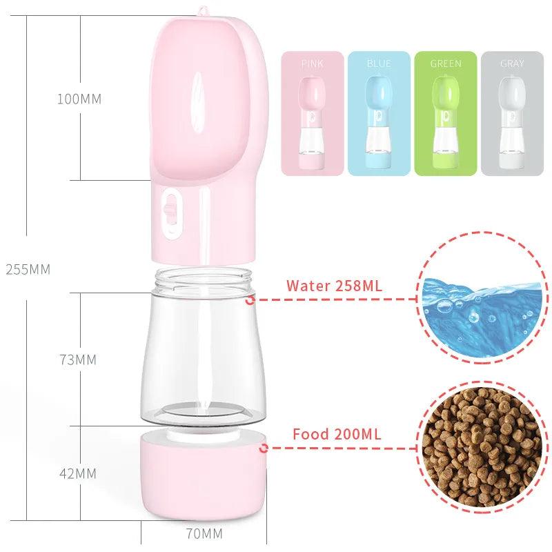 Pet Dog Water Bottle Feeder Bowl: Outdoor Travel Hydration Solution  ourlum.com   