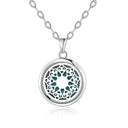 Tree Of Life Essential Oil Diffuser Necklace: Stainless Steel Beauty Gift  ourlum.com N2732-10  