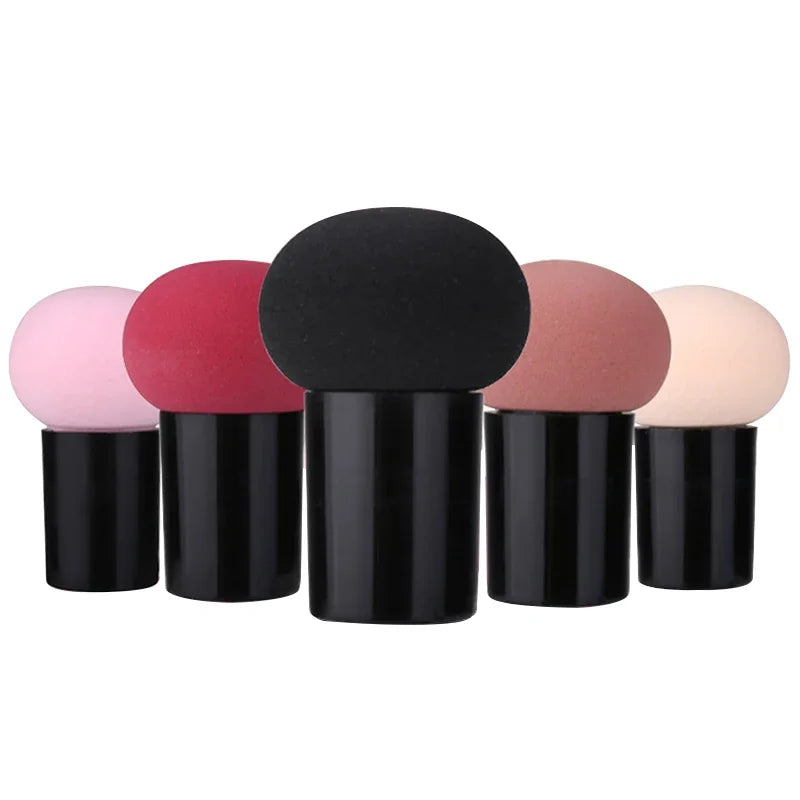 Mushroom Head Cosmetic Puff Foundation Makeup Sponge Powder Puff Smooth Sponge  Multi- Function Dry & Wet Beauty Makeup Tool  ourlum.com   