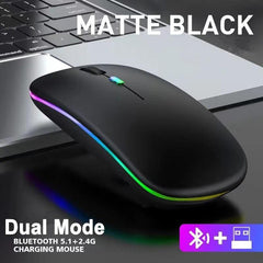 Rechargeable Wireless Mouse: Precision Gaming & Stylish Design