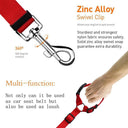 Adjustable Nylon Dog Harness & Car Seat Belt Set: Enhance Safety & Comfort  ourlum.com   