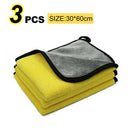 Car Wash Microfiber Towel Set: Ultra-Absorbent Cloths Pack