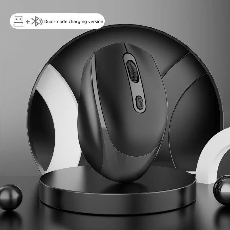 Silent Bluetooth Wireless Mouse: Portable & Ergonomic.  ourlum.com   