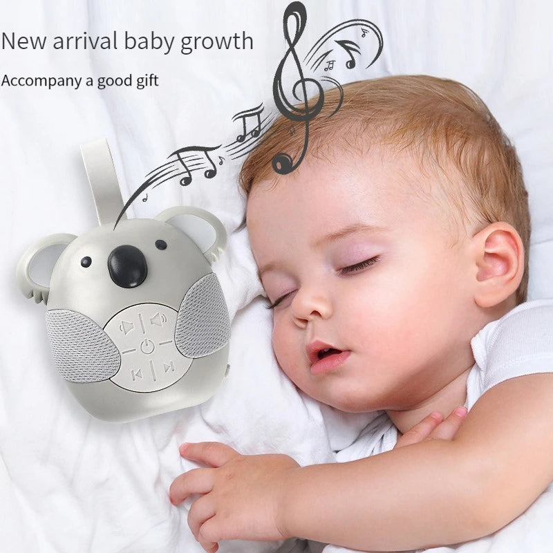 Portable White Noise Machine Baby Soother with 10 Light Music for Toddlers Timed Shutdown Sleep Sound Machine