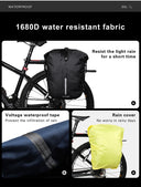 Rhinowalk 20L Waterproof Bike Pannier Bag for Cycling Use