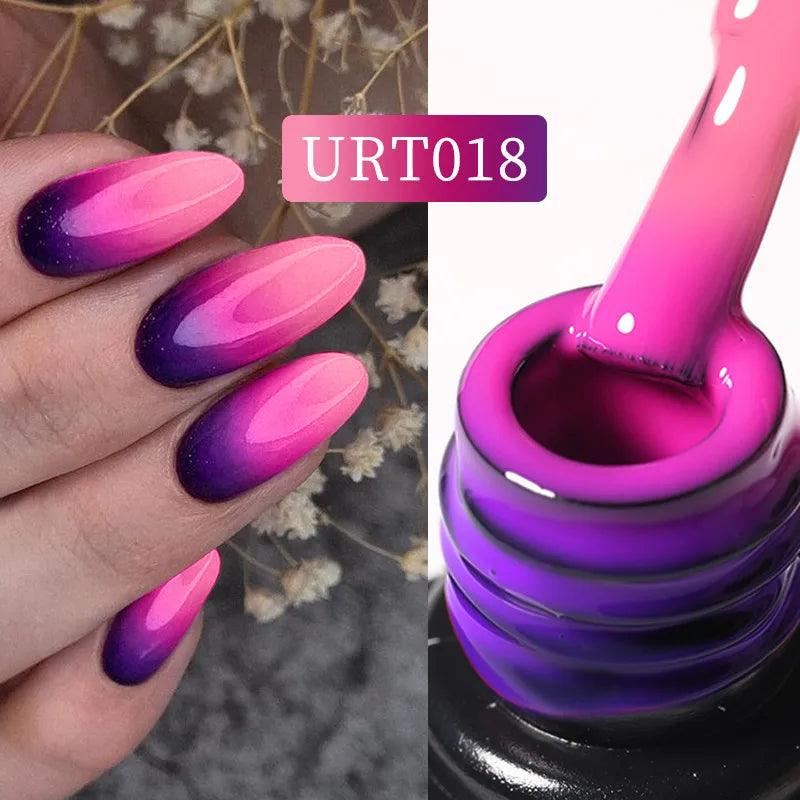 Color-Changing Thermal Nail Gel Polish for Stunning Manicures  ourlum.com   