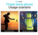 Night Light Waterproof Led Fishing Gloves Outdoor Tool