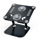 Laptop Stand with Computer Cooling Fan for MacBook and Tablets